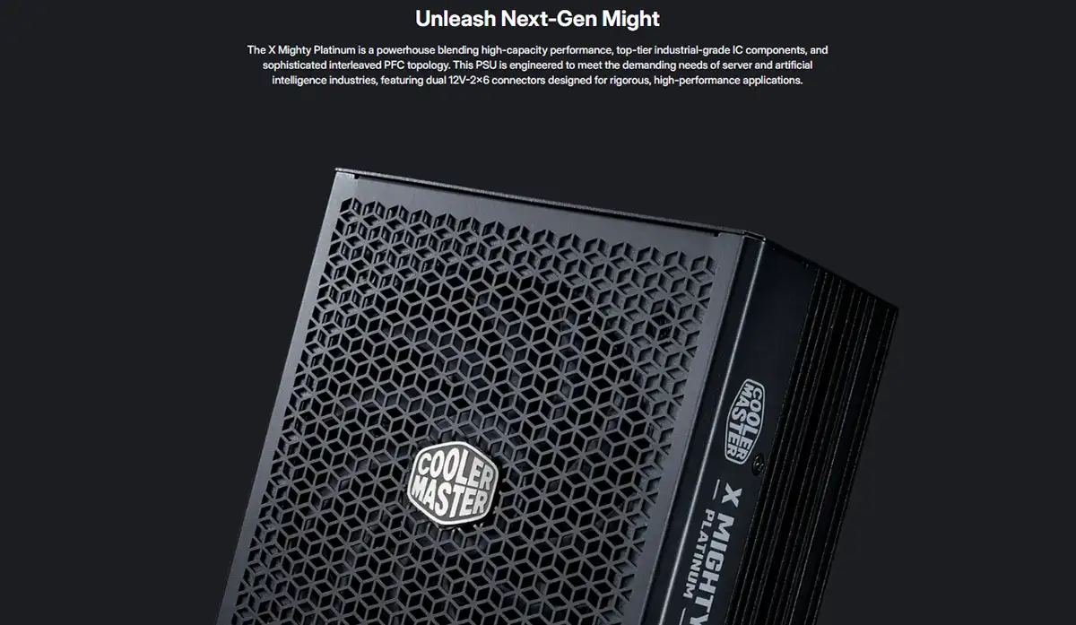 Cooler Master X Mighty 2000W 80+ Platinum ATX 3.1 Power Supply Price in BD